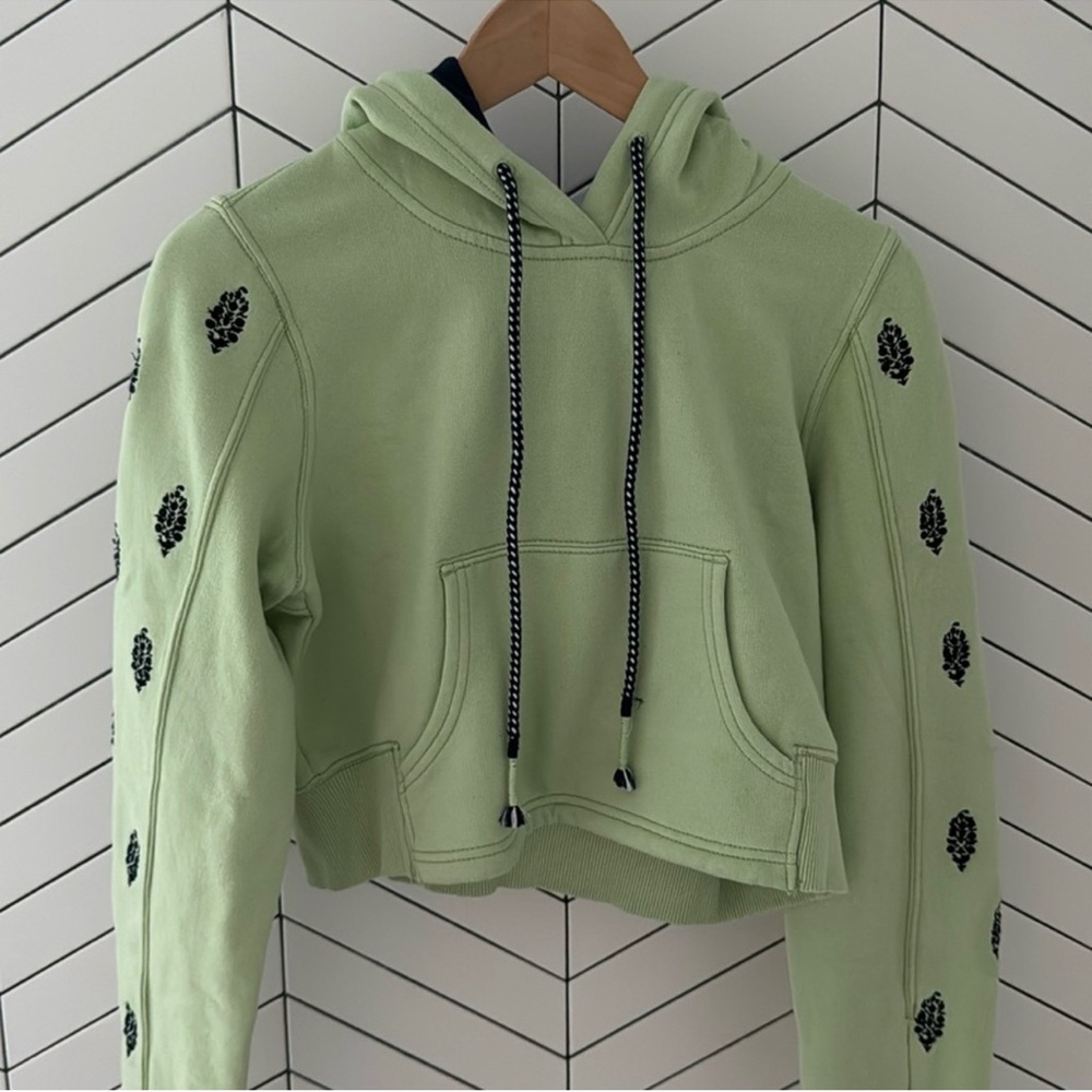 NWT free people cropped hoodie
